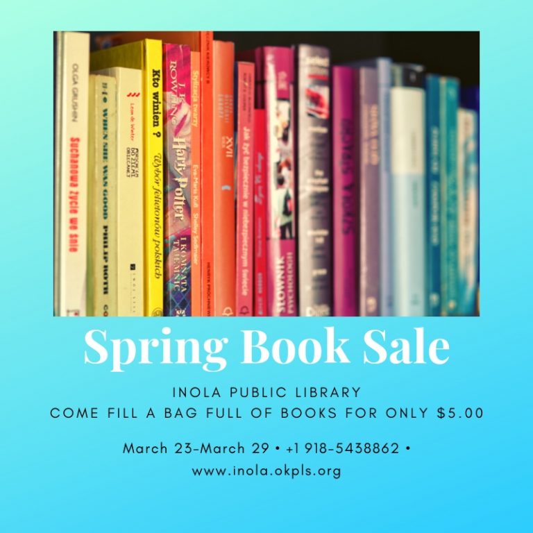 Spring Book Sale Flyer