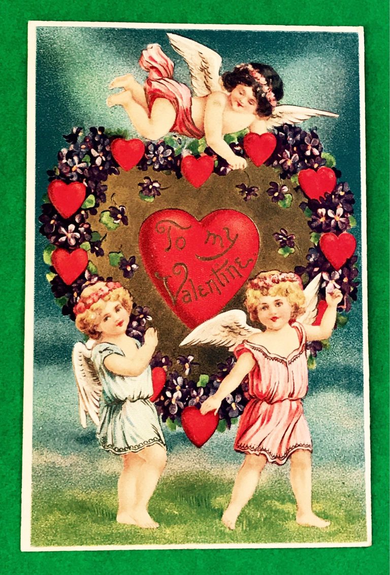 Picture of valentine angels.